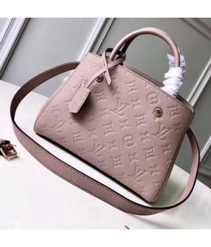 Louis Vuitton Monogram Empreinte Leather Montaigne BB Bag M41503 Vison 2019 (F-9010902 )