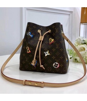 Louis Vuitton Monogram Canvas Love Lock NﾨﾦoNoﾨﾦ Bag M44369 2019 (F-9010925 )