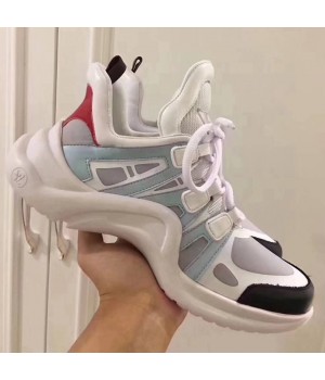 Louis Vuitton Sci-fi Sneakers White/Grey/White/Black 2018 (GD1038-8011313 )