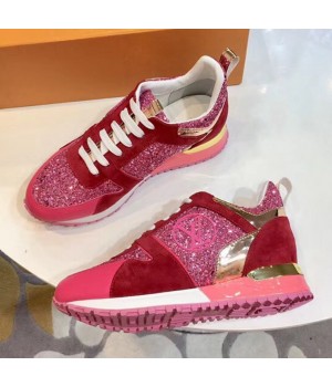 Louis Vuitton Glisten Run Away Sneaker Rosy 2018 (GD1054-8080757 )