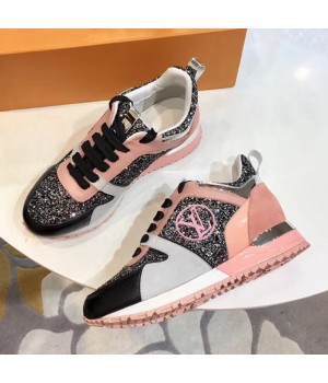 Louis Vuitton Glisten Run Away Sneaker Pink/Black/White 2018 (GD1054-8080758 )
