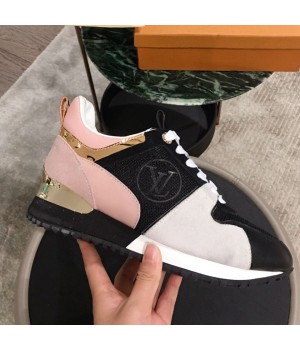 Louis Vuitton Run Away Sneaker 1A4XNL Pink/Black 2019(For Men and Women) (KL-9031114 )