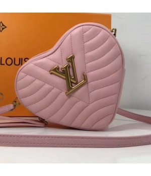 Louis Vuitton Calfskin Heart Bag New Wave Bag M52794 Pink 2019 (XYS-9011804 )