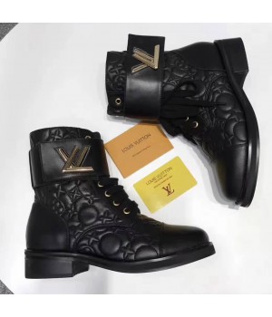 Louis Vuitton Wonderland Ranger Ankle Boots 1A2YF8 Monogram Flower 2017 (GD5023-7082336 )