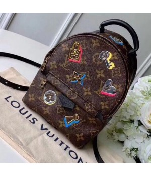 Louis Vuitton Monogram Canvas Love Lock Palm Springs Mini Backapck M44367 2019 (F-9012117 )