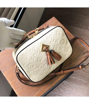 Louis Vuitton Saintonge Tassel Handbag M44597 Creme Beige 2019 (LVSJ-9031442 )