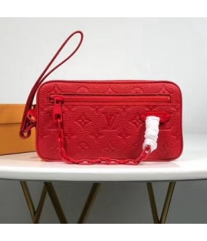 Louis Vuitton Monogram Christopher Clutch Bag Red Spring 2019  (XYS-8111930 )