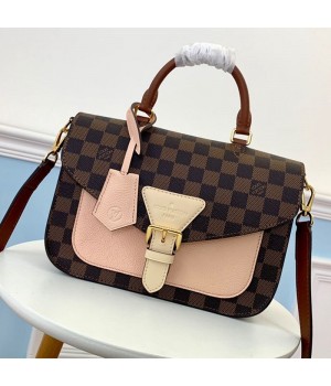 Louis Vuitton Trendy Crossbody N40147 Damier Ebene Canvas/Pink 2019 (LVSJ-9041835 )