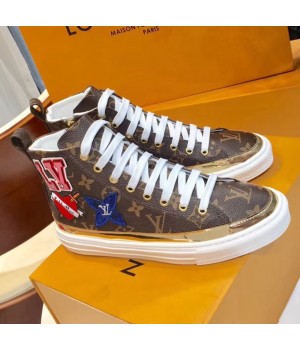 Louis Vuitton LV Black Heart STELLAR Sneaker Boot Monogram 2018 (GD1054-8090153 )