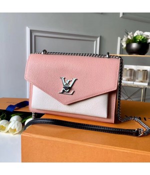 Louis Vuitton Mylockme BB Shoulder Bag M52777 Pink/White 2019 (FANG-9031820 )