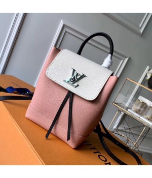 Louis Vuitton Lockme Backpack M53195 Pink/White 2019 (FANG-9031821 )