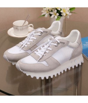 Louis Vuitton LV Run Away Sneaker For Women and Men Light Grey 2019 (HZ-9031160 )