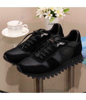 Louis Vuitton LV Run Away Sneaker For Women and Men Black 2019 (HZ-9031161 )