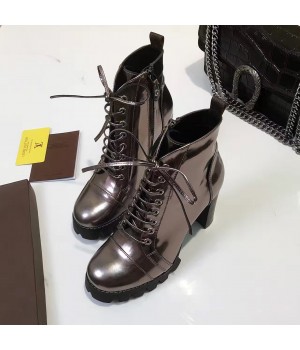 Louis Vuitton Star Trail Ankle Boot 1A26I6 Metallic Leather A/W 2016 (GD4029-6093013 )