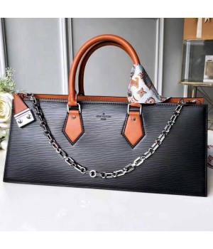 Louis Vuitton Epi Leather Sac Tricot Bag M52805 Black 2019 (TINO-8122014 )