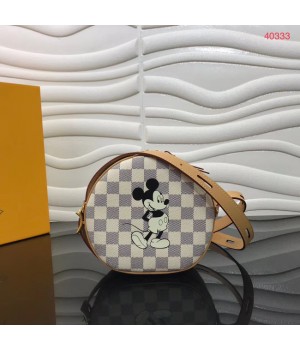 Louis Vuitton Damier Azur Canvas BOITE CHAPEAU SOUPLE Disney x Mickey Mouse N40333