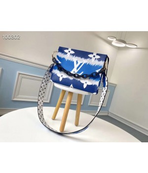 Louis Vuitton Monogram Canvas Original Leather M68137 blue