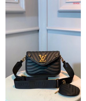 LOUIS VUITTON NEW WAVE Shoulder Bag M56466 black