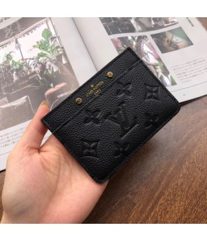 Louis vuitton original CARD HOLDER M69171 black