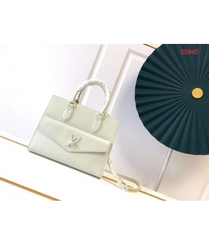 Louis Vuitton Original LOCKME TOTE M55845 white