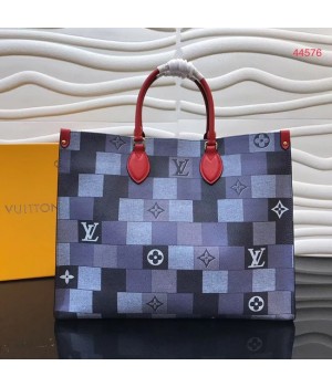 Louis Vuitton Original ONTHEGO Shopping Bag M44576 Blue