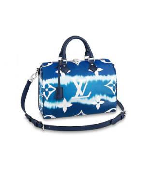 Louis Vuitton SPEEDY BANDOULIERE 30 M45146 blue