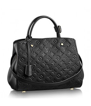 Louis Vuitton M41048 Montaigne MM Tote Bag Monogram Empreinte Leather