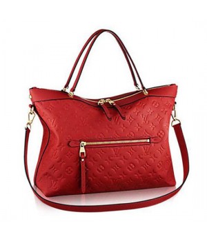 Louis Vuitton M41167 Bastille MM Tote Bag Monogram Empreinte Leather