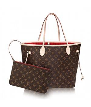 Louis Vuitton M41177 Neverfull MM Shoulder Bag Monogram Canvas