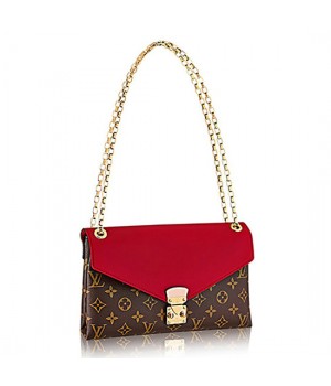 Louis Vuitton M41201 Pallas Chain Shoulder Bag Monogram Canvas