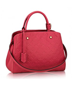 Louis Vuitton M41308 Montaigne MM Tote Bag Monogram Empreinte Leather