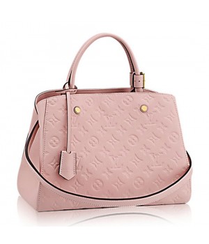 Louis Vuitton M41394 Montaigne MM Tote Bag Monogram Empreinte Leather