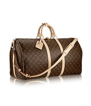Louis Vuitton M41414 Keepall Bandouliere 55 Duffel Bag Monogram Canvas