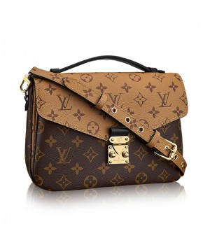 Louis Vuitton M41465 Pochette Metis Crossbody Bag Monogram Canvas