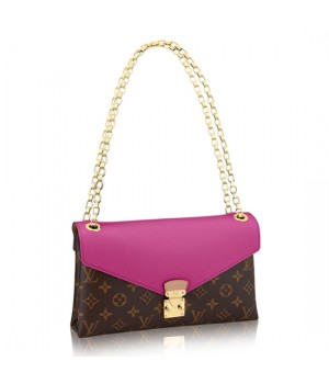 Louis Vuitton M41635 Pallas Chain Shoulder Bag Monogram Canvas