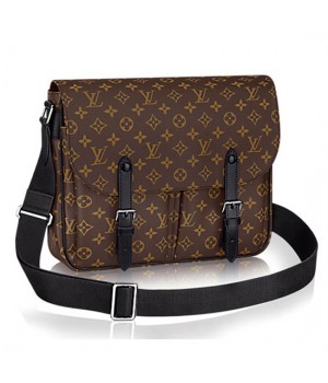 Louis Vuitton M41643 Christopher Messenger Bag Monogram Macassar Canvas