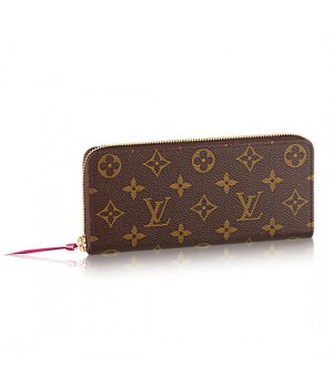 Louis Vuitton M42119 Clemence Wallet Monogram Canvas