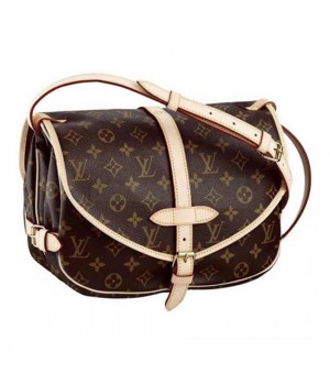 Louis Vuitton M42256 Saumur Crossbody Bag Monogram Canvas
