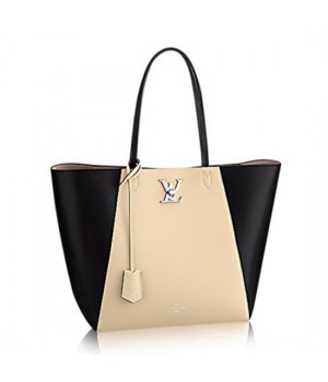 Louis Vuitton M42289 Lockme Cabas Shoulder Bag Taurillon Leather