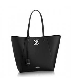 Louis Vuitton M42291 Lockme Cabas Shoulder Bag Taurillon Leather