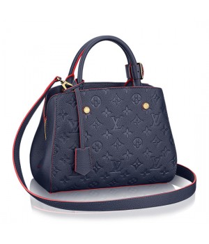 Louis Vuitton M42747 Montaigne BB Tote Bag Monogram Empreinte Leather