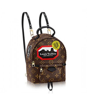 Louis Vuitton M42971 Palm Springs Backpack Mini World Tour Monogram Canvas