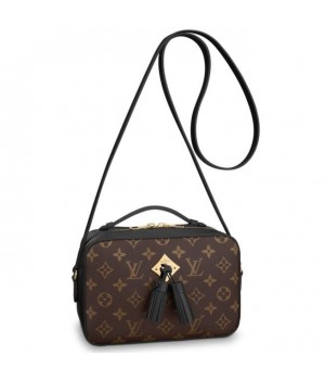 Louis Vuitton Black Saintonge Bag Monogram M43555