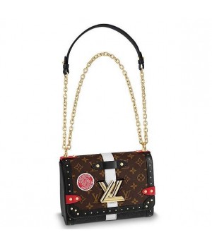 Louis Vuitton Twist MM Bag Summer Trunks M43629