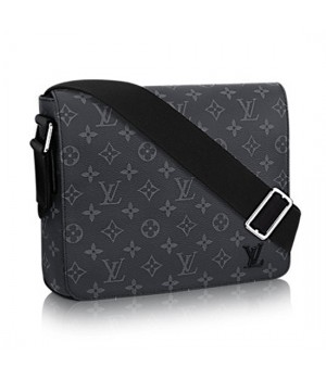 Louis Vuitton M44000 District PM Messenger Bag Monogram Eclipse Canvas