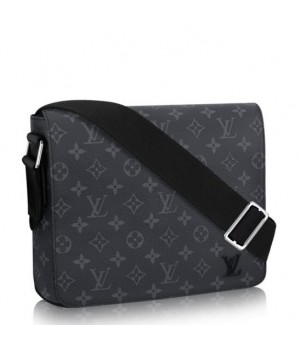 Louis Vuitton District MM Bag Monogram Eclipse M44001
