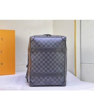 Louis Vuitton Monogram Canvas Soft Trunk Backpack PM M44752 36x28x14cm ss2