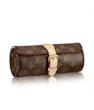 Louis Vuitton M47530 3 Watch Case Monogram Canvas