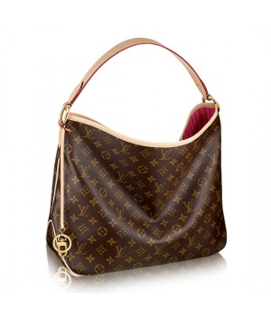 Louis Vuitton M50157 Delightful MM Hobo Bag Monogram Canvas