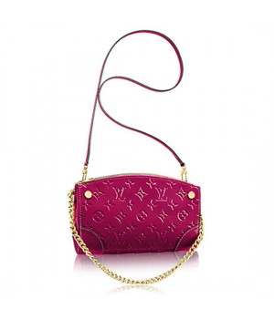 Louis Vuitton M50587 Santa Monica Clutch Crossbody Bag Monogram Vernis